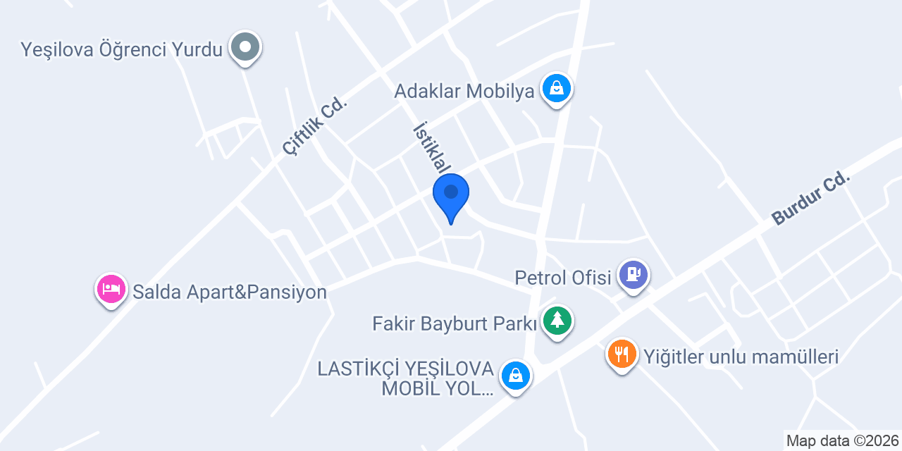 Sadıç Pansiyon konumu