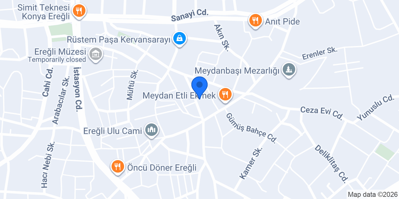 Çağlar Veteriner Kliniği konumu