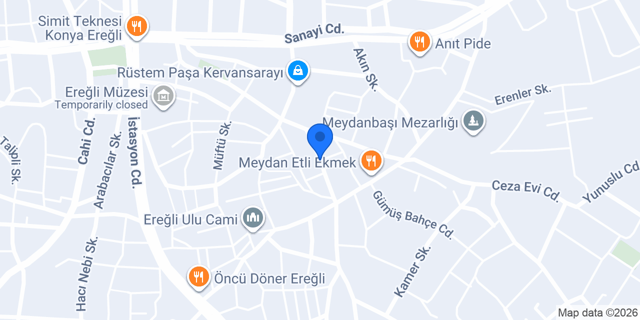 Kılıç Ali Veteriner Kliniği konumu