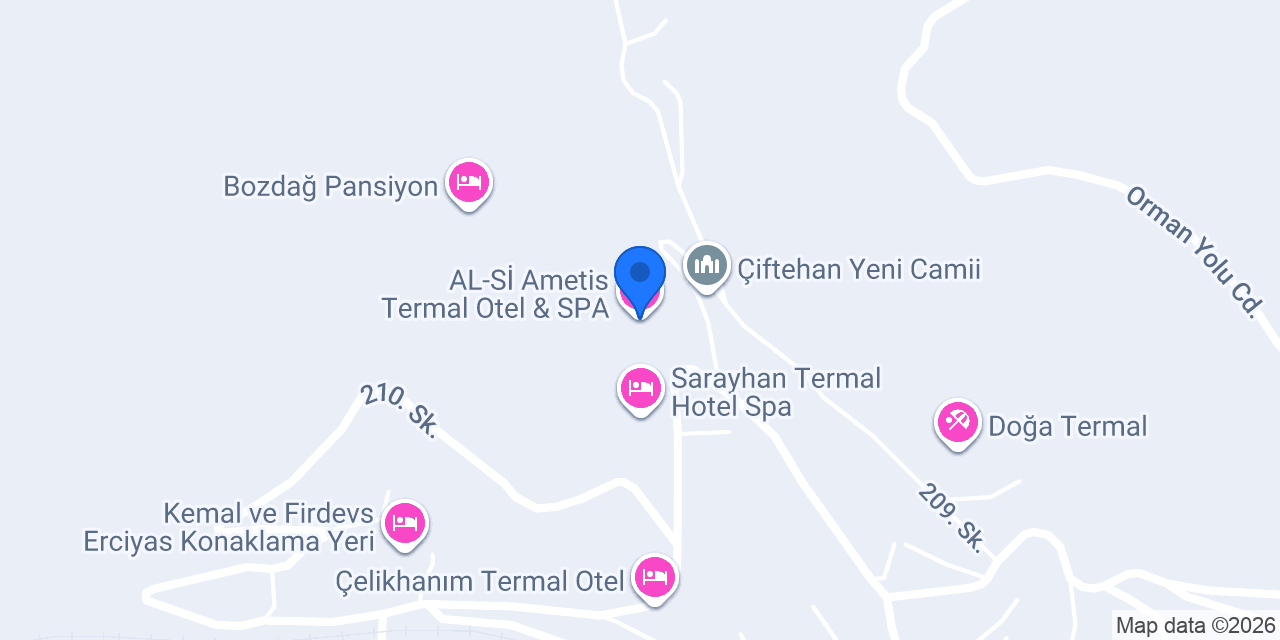 AL-Sİ Ametis Termal Otel & SPA konumu