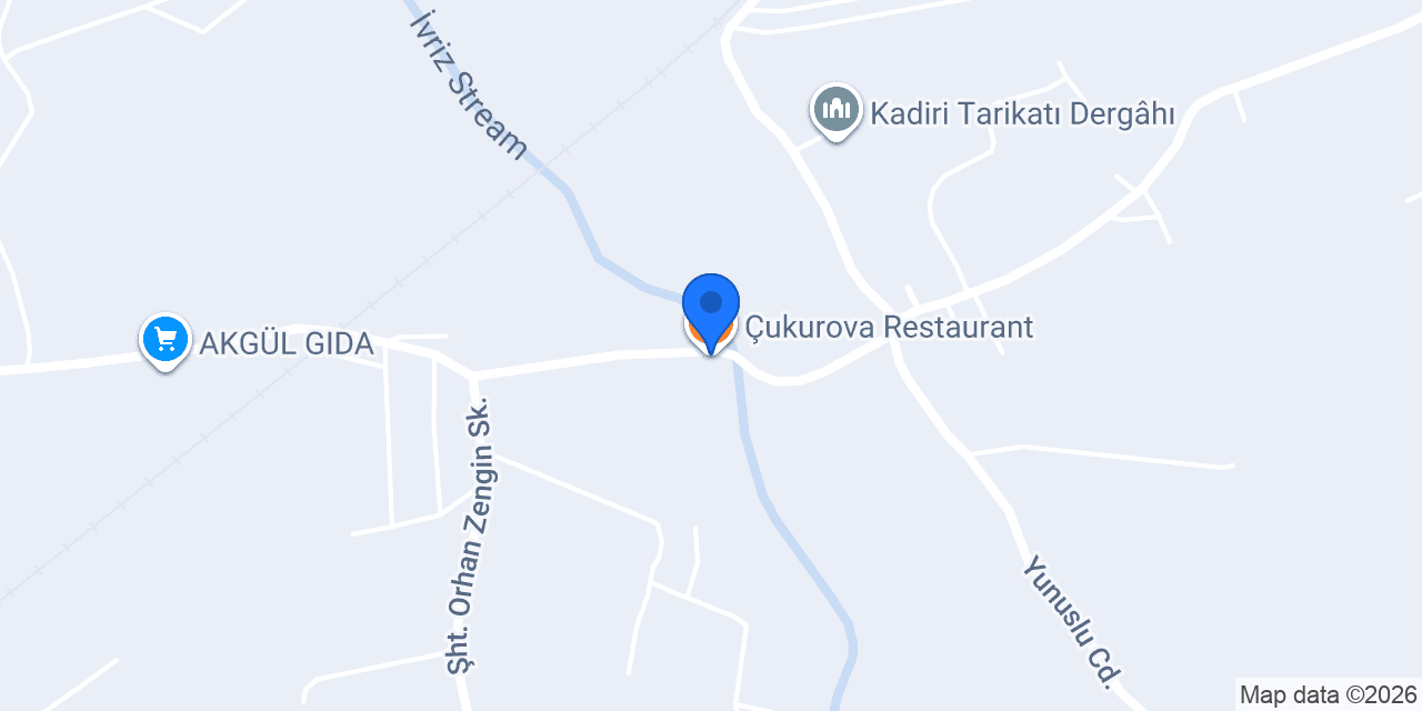 Çukurova Restaurant konumu