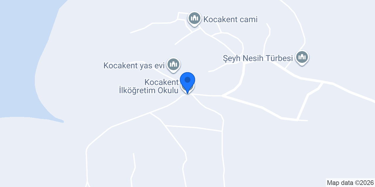 Kocakent İlköğretim Okulu konumu