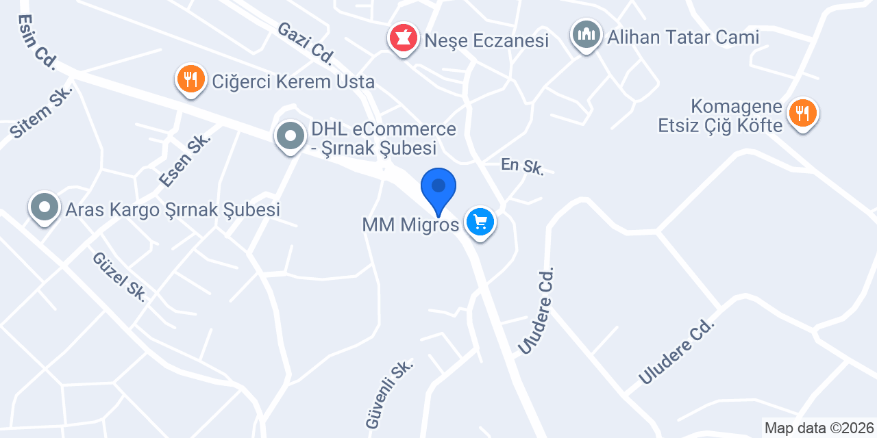 ŞAH AUTO konumu