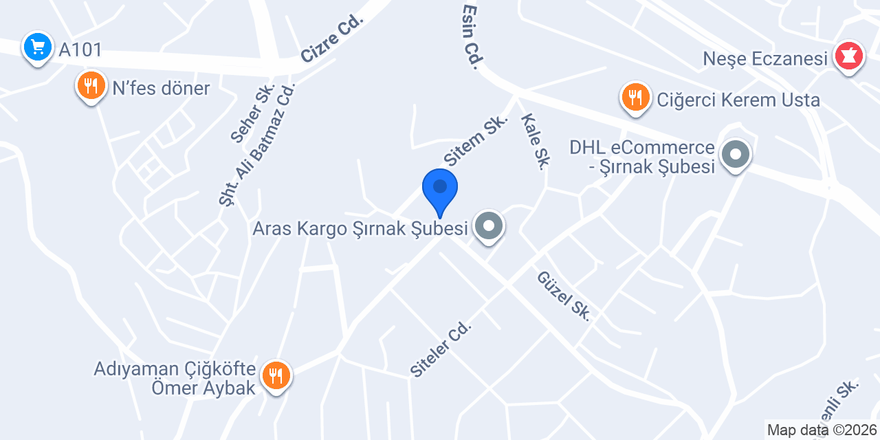 Özcan Elektrik konumu