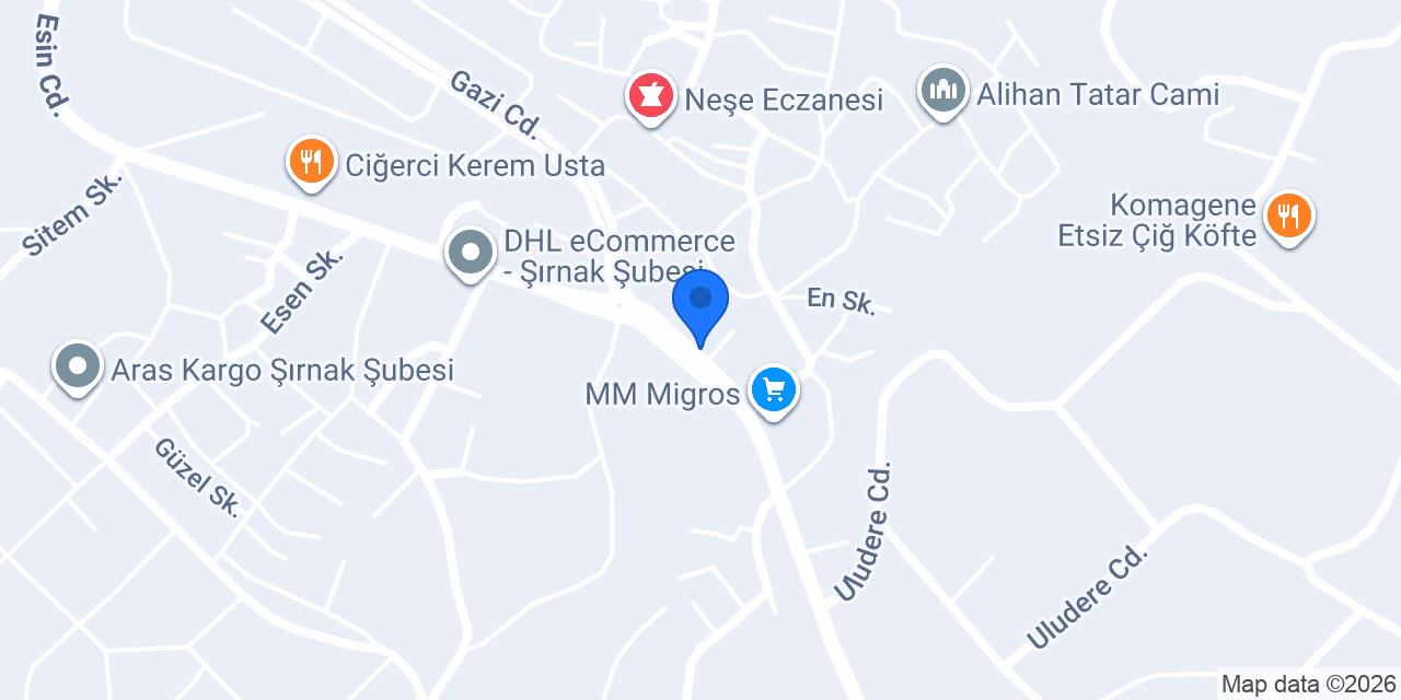 Ürgen Veteriner Kliniği konumu