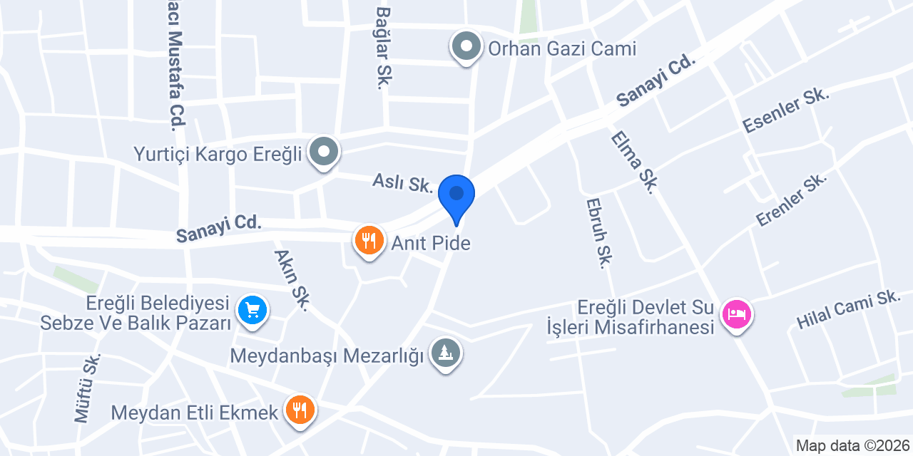 ECE ISI MÜHENDİSLİK konumu