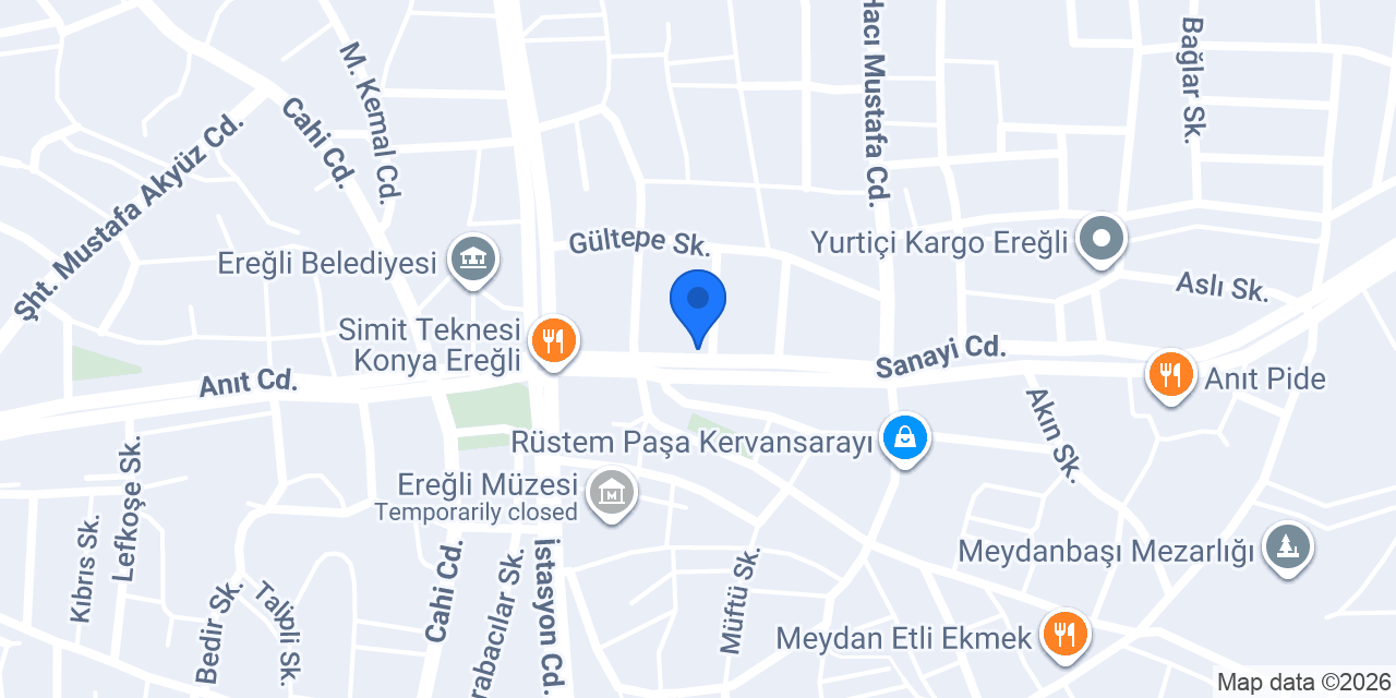 Ereğli Şifa Lokantası konumu