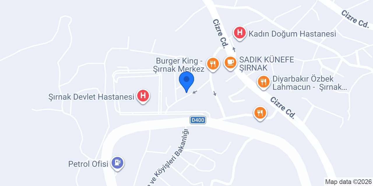Çınar Eczanesi konumu