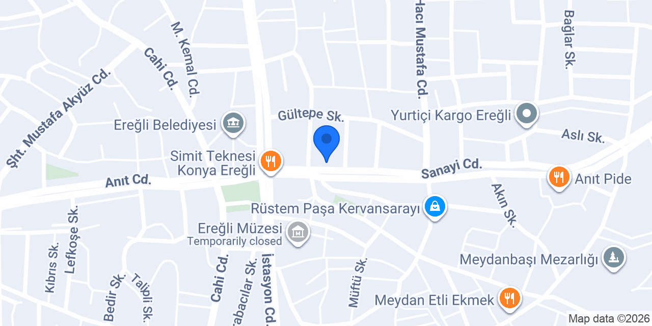 Vezir Pastaneleri Anıt Şube konumu