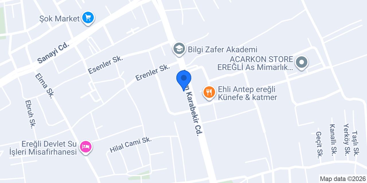 Vezir Pastaneleri Talat Paşa Şube konumu
