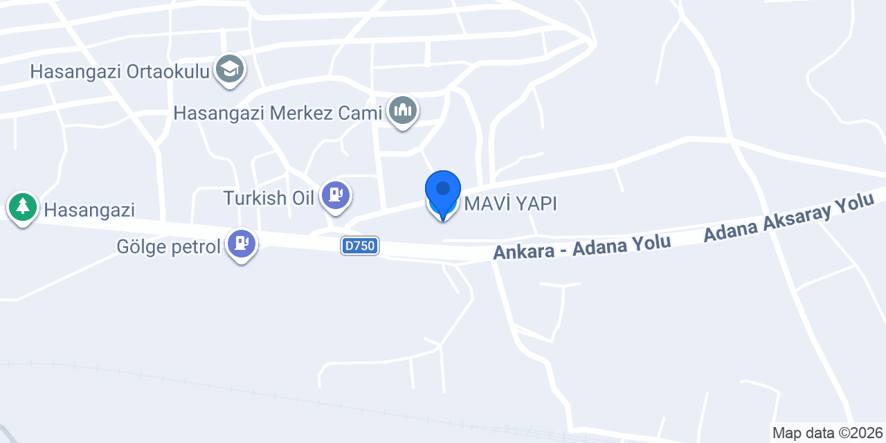 MAVİ YAPI konumu