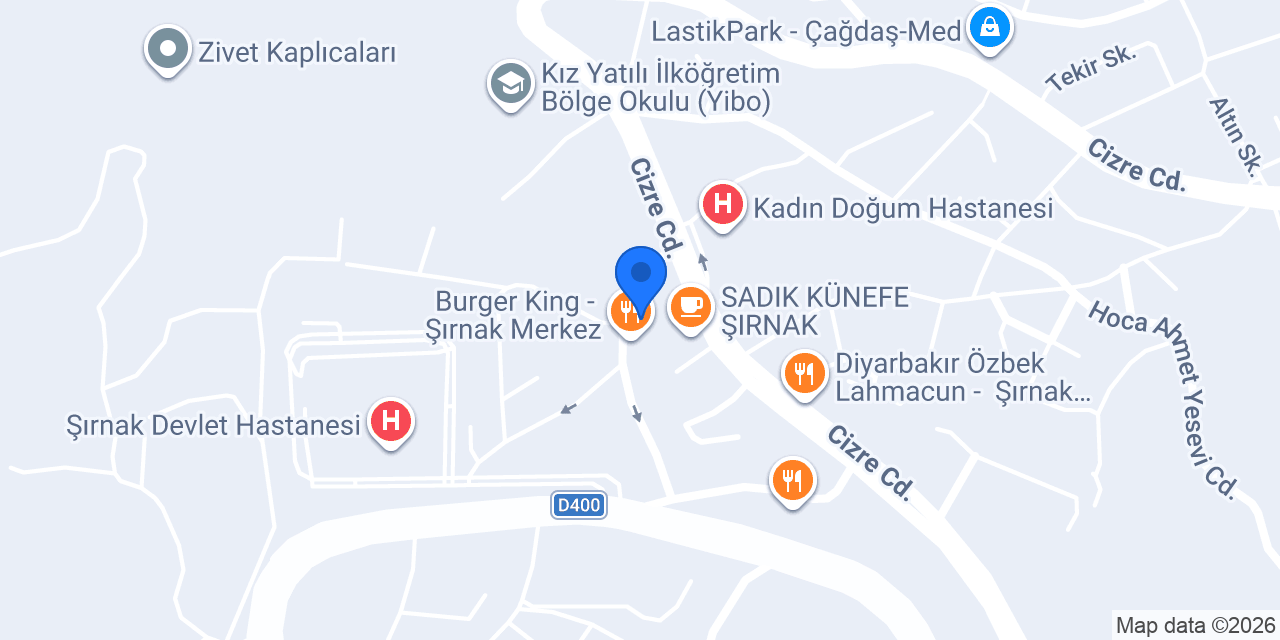Op. Dr. İlhan Bayar Klinik konumu