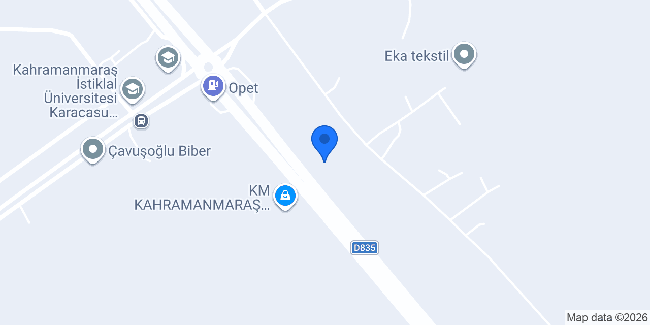 KARAÇAM BRİKETHANESİ konumu