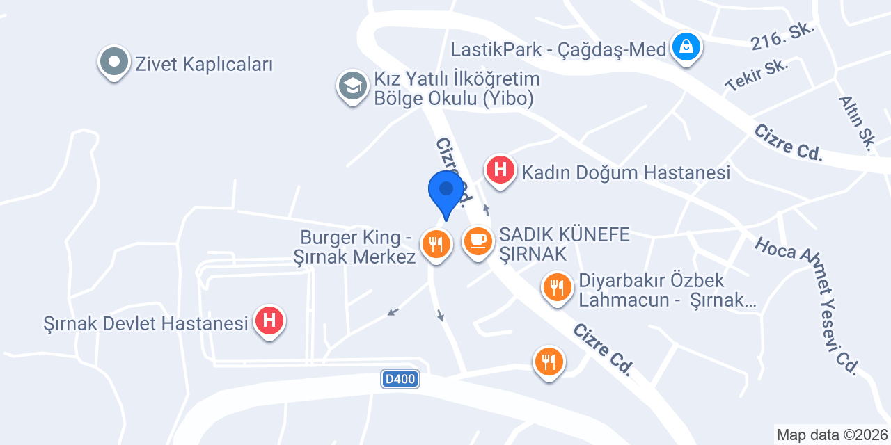 Bölge Eczanesi konumu