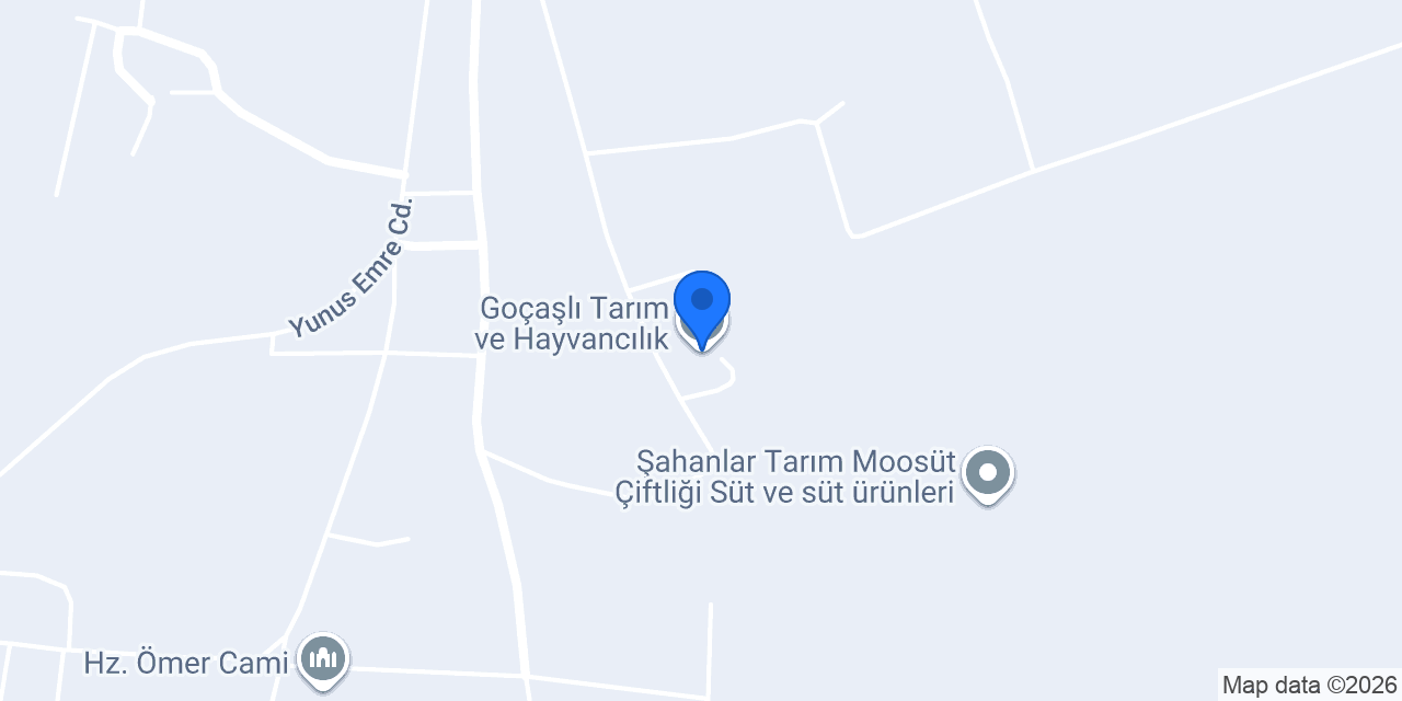 Goçaşlı Tarım ve Hayvancılık konumu