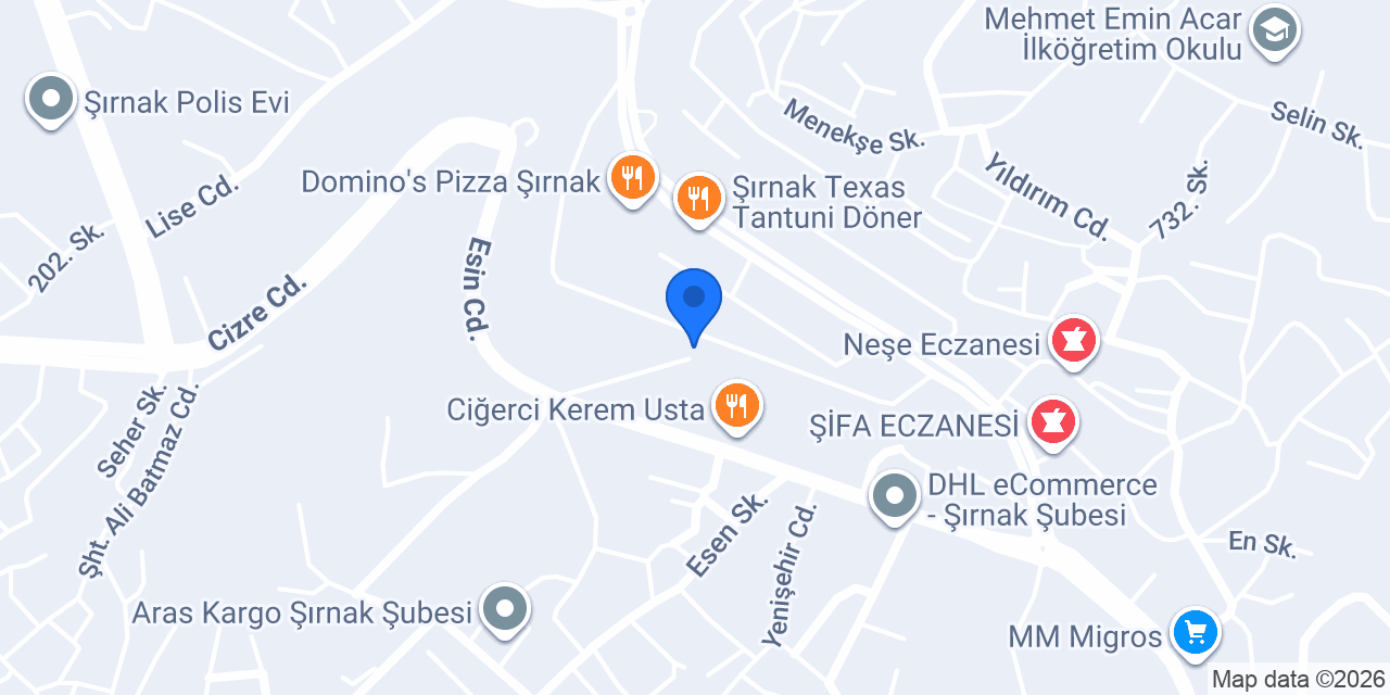 Sinan 2 Lokantası konumu