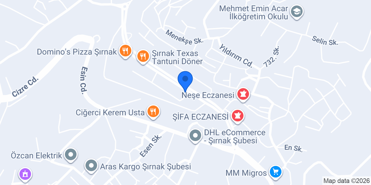 Özgür Kebap Salonu konumu