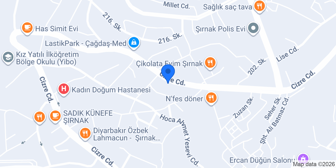 Hacibey Baklavaları konumu