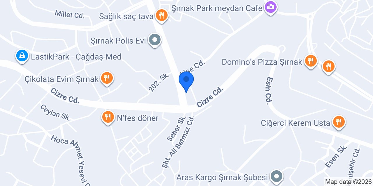 Petek pastanesi konumu