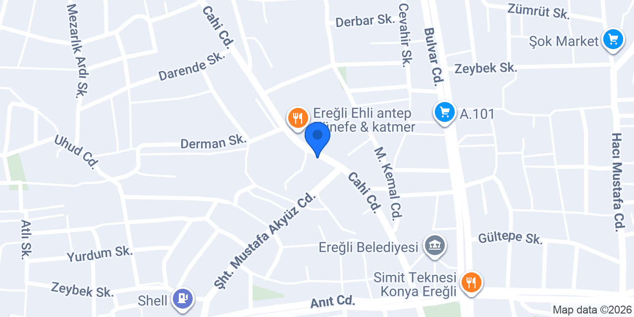 Ereğli 5. Noterliği konumu