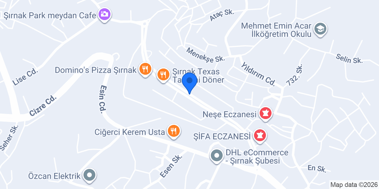 İklimsa Yetkili Satıcı konumu