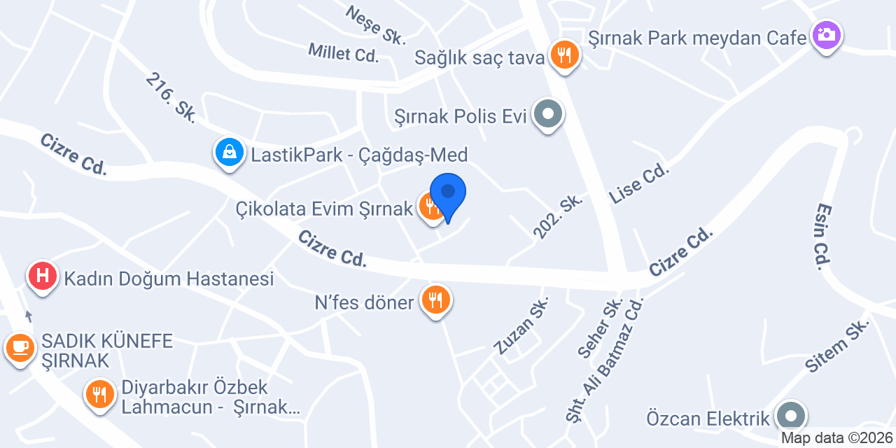 Ekleristan Şırnak konumu