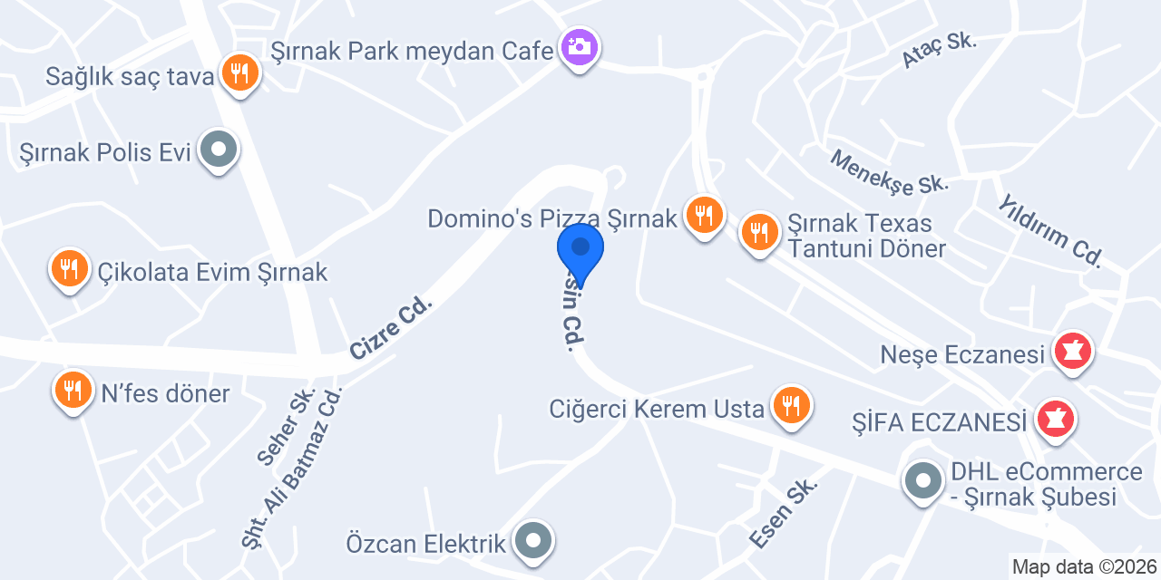 SACİDE YILMAZ ECZANESİ konumu