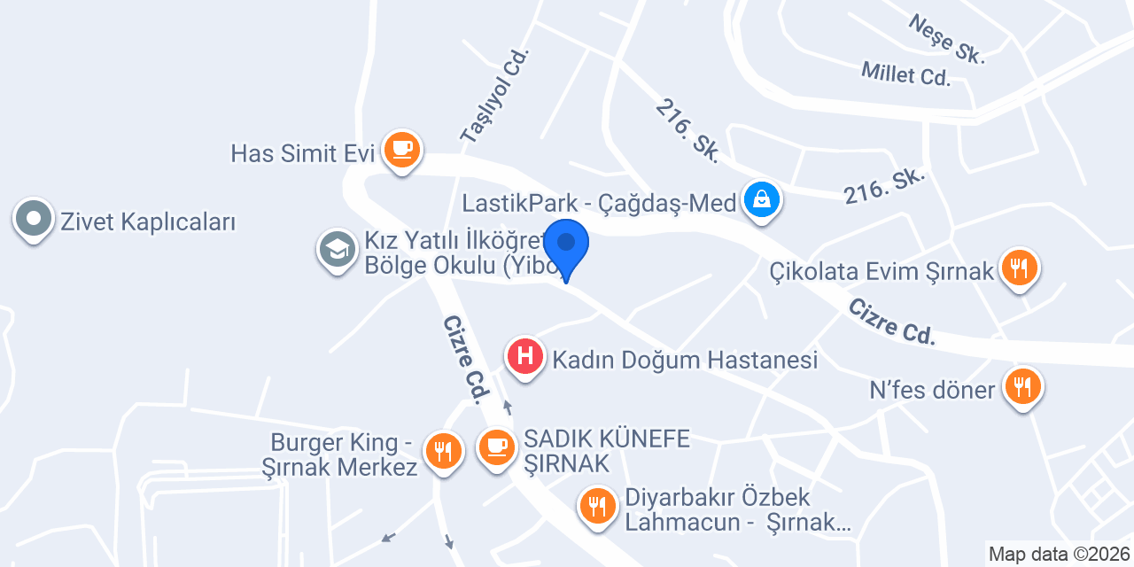 Roni Mobilya ve Dekorasyon konumu