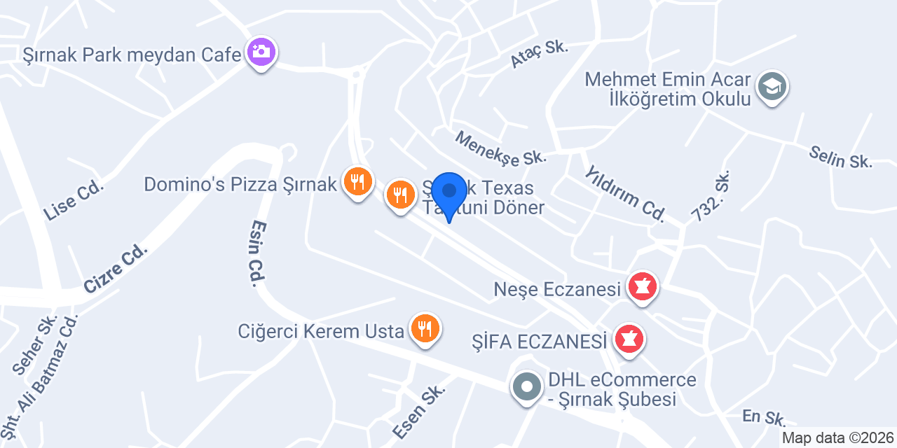Gül Eczanesi konumu