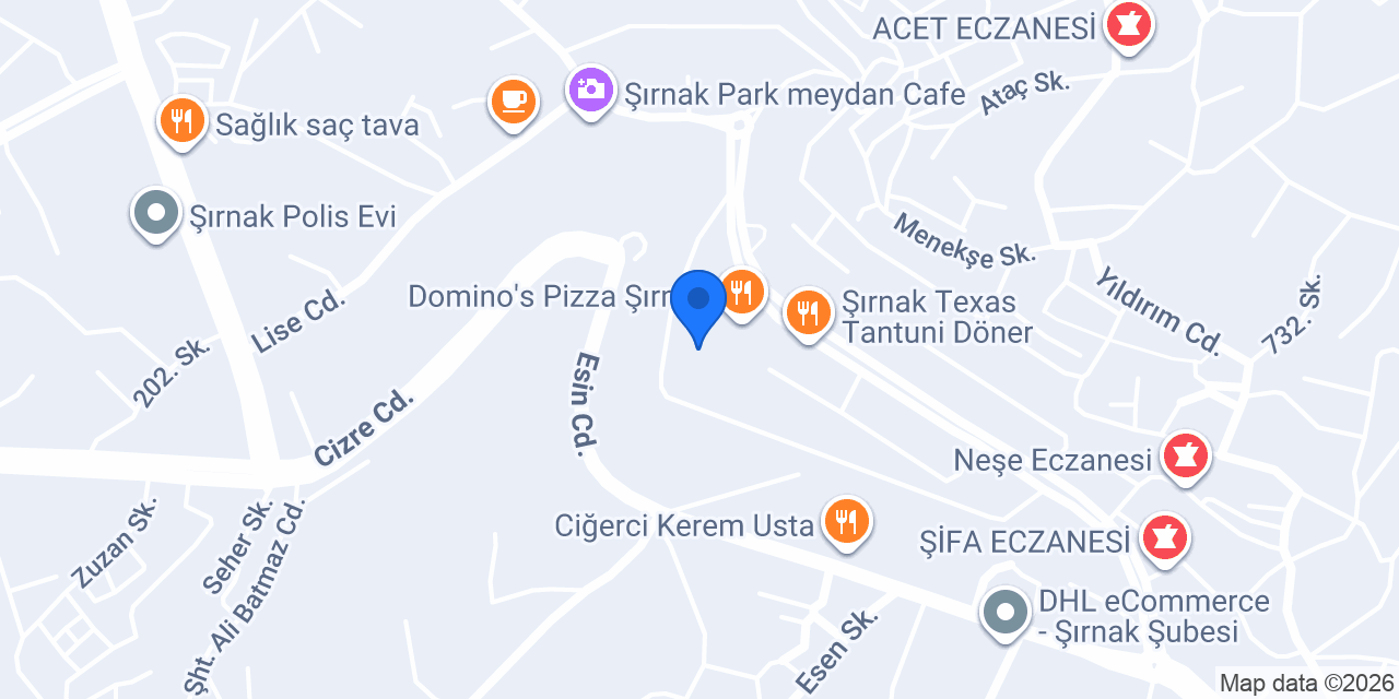 Kasap’A et shop konumu