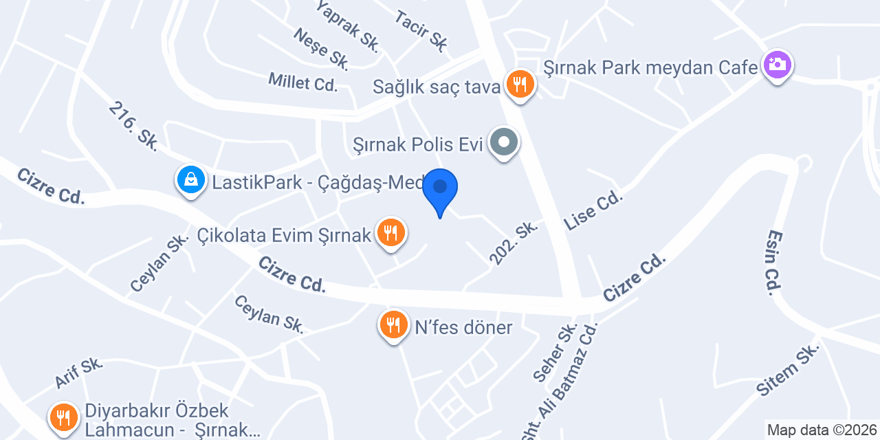 LOS POLLOS ŞIRNAK konumu