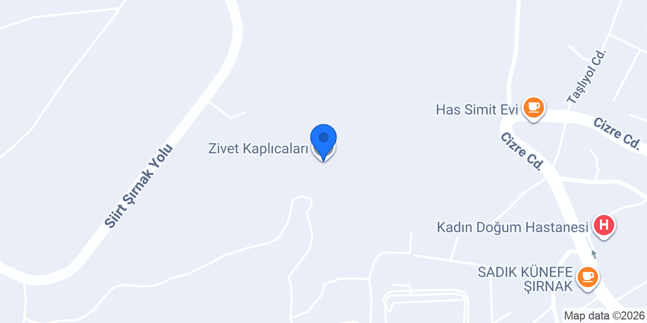 Zivet Kaplıcaları konumu