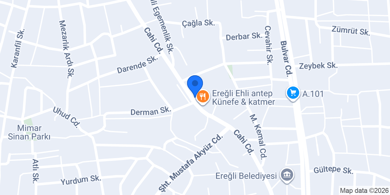 ÖZEL EREĞLİ HEDEF AKADEMİ konumu
