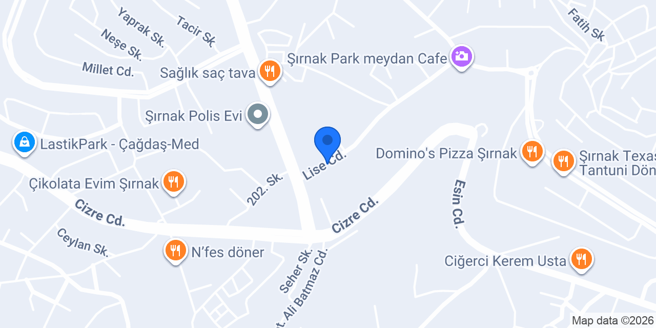 Ptt-şırnak Şubesi konumu