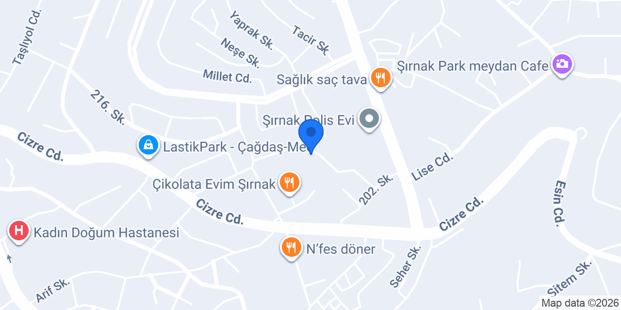 Envai Döner konumu
