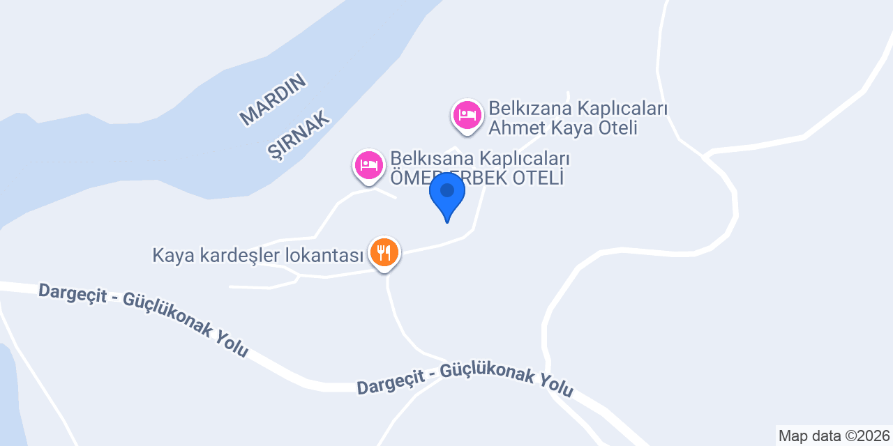 Mahsun Kaya pansıyon konumu