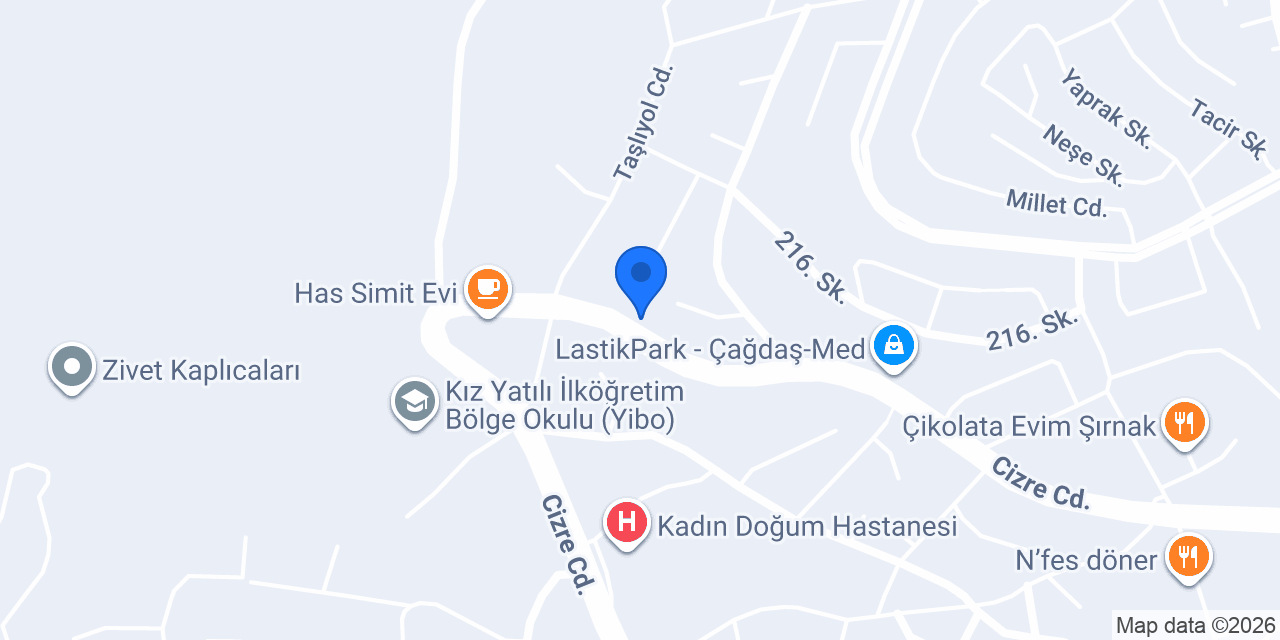 Şehrinuh çiçekevi konumu