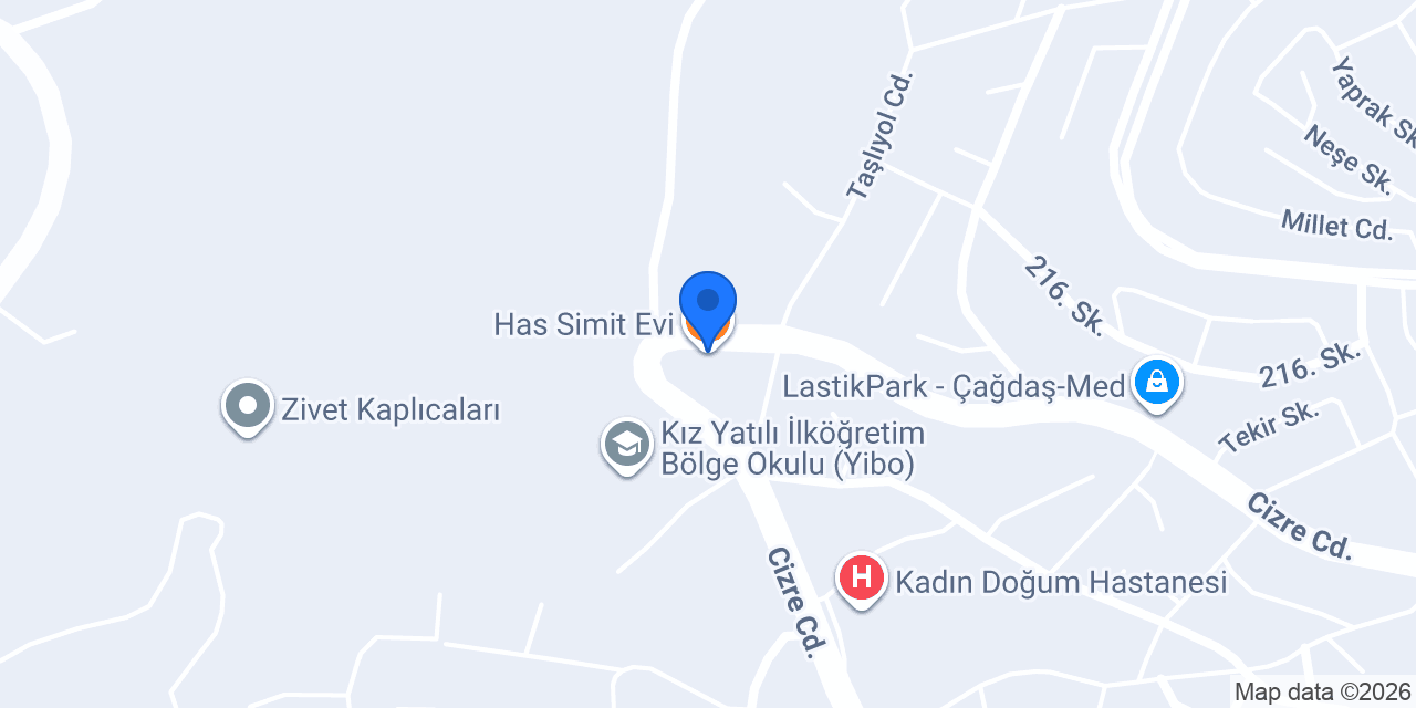 Has Simit Evi konumu
