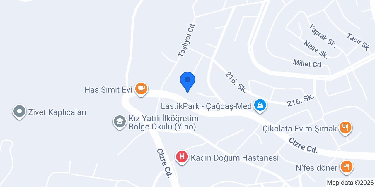 Şırnak petshop konumu