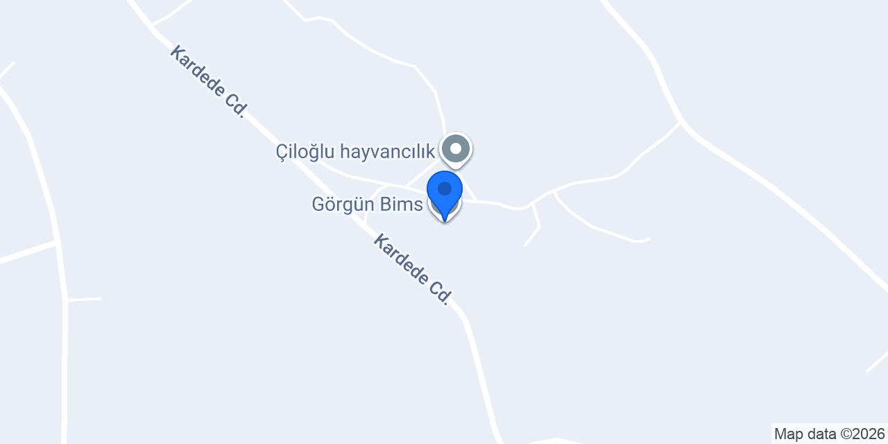 Görgün Bims konumu