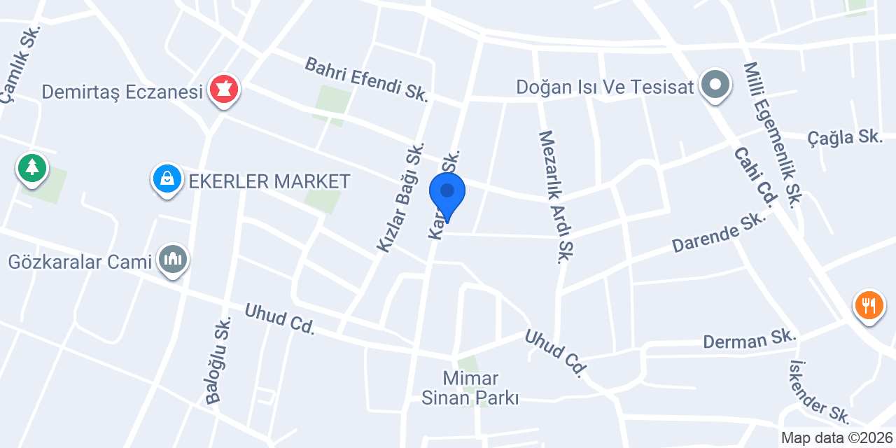 Huzur Ekmek Simit Fabrikası konumu