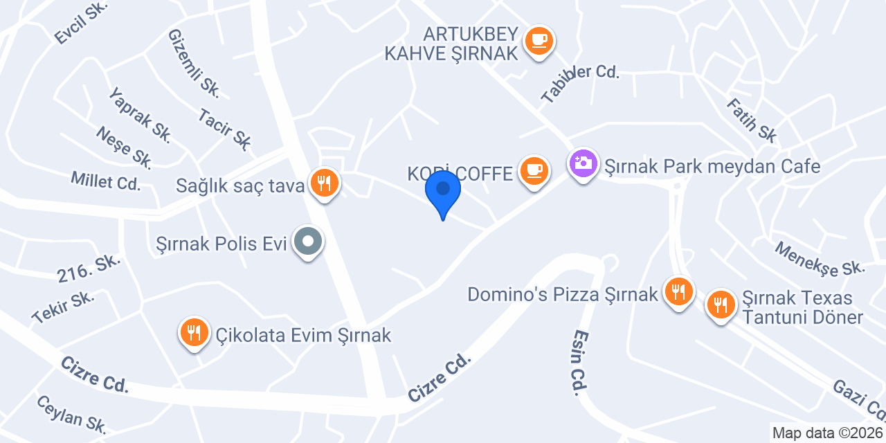 Nuh Tatuni Salonu konumu