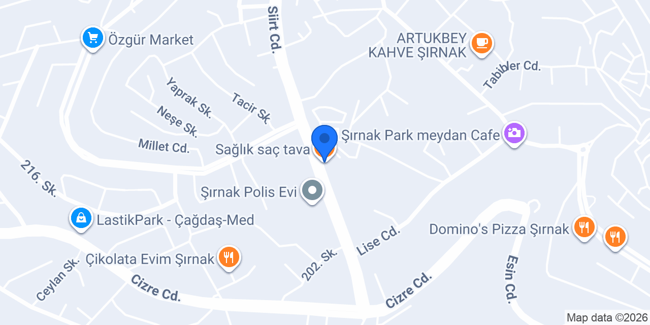 Sağlık saç tava konumu