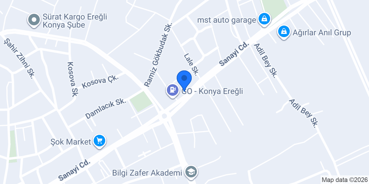 ULT AUTO GARAGE konumu
