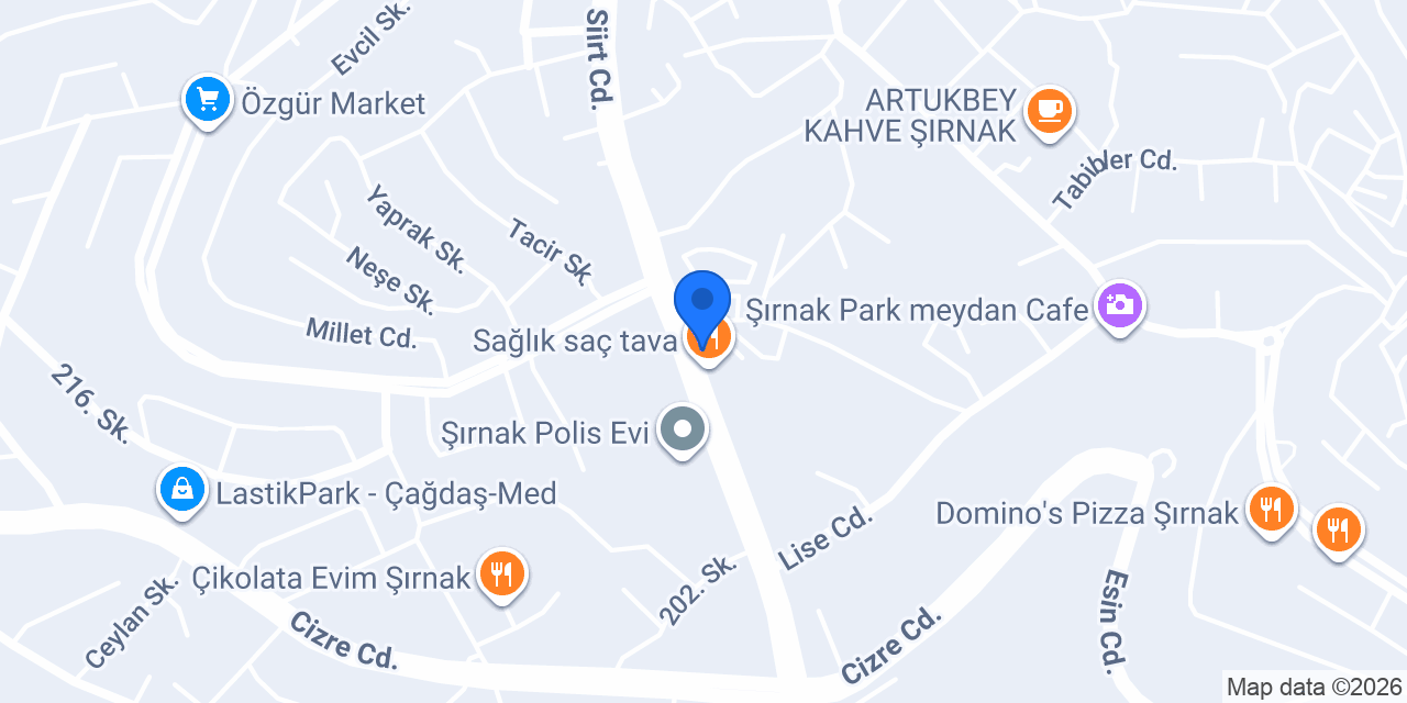 Şifa Sağlık Polikliniği konumu