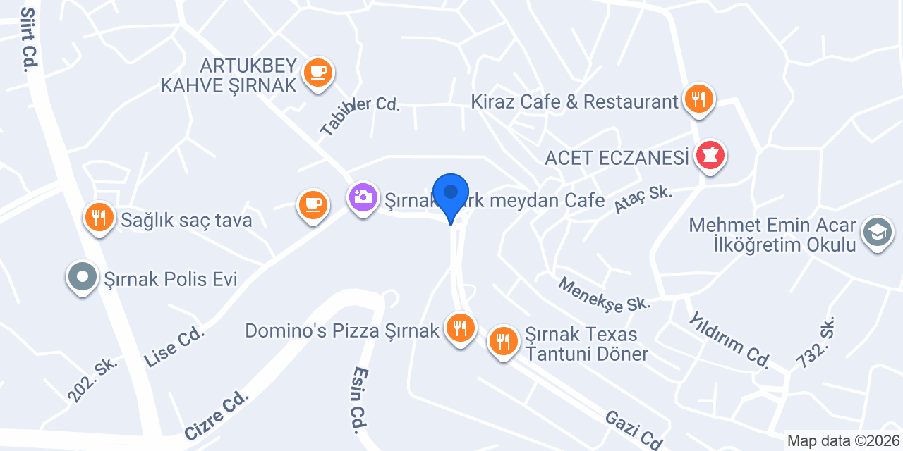 Özcan Kitap Kırtasiye konumu
