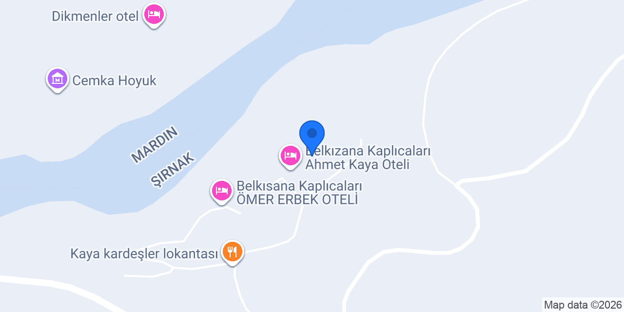 Ilısu Pansiyon konumu