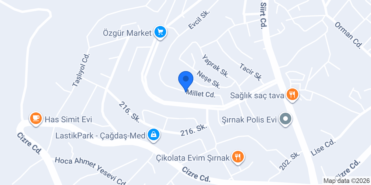 Serfa Yeddi Emin Otoparkı konumu