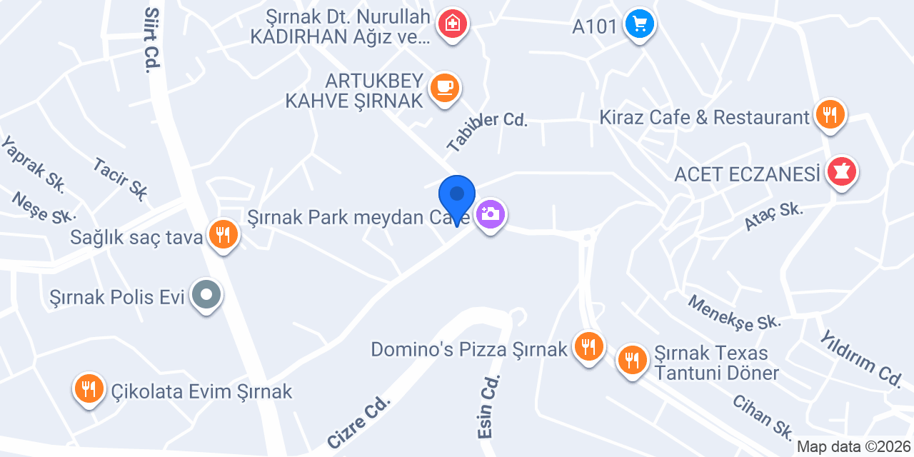 DOĞUŞ SÜRÜCÜ KURSU ŞIRNAK konumu