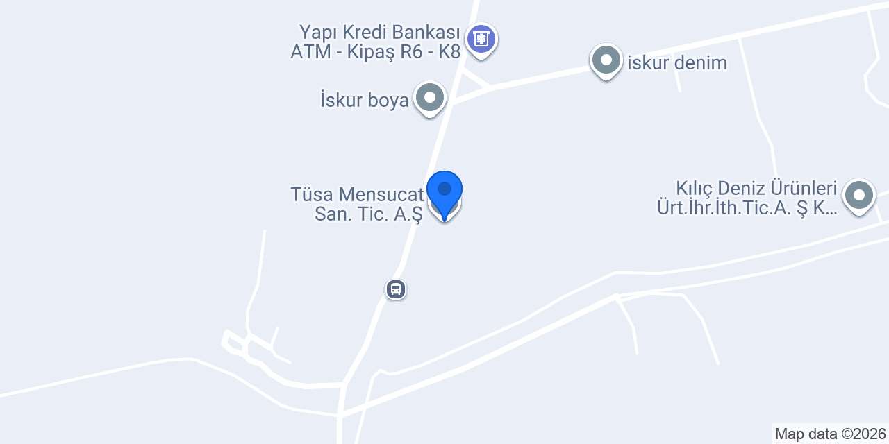 Tüsa Mensucat San. Tic. A.Ş. konumu
